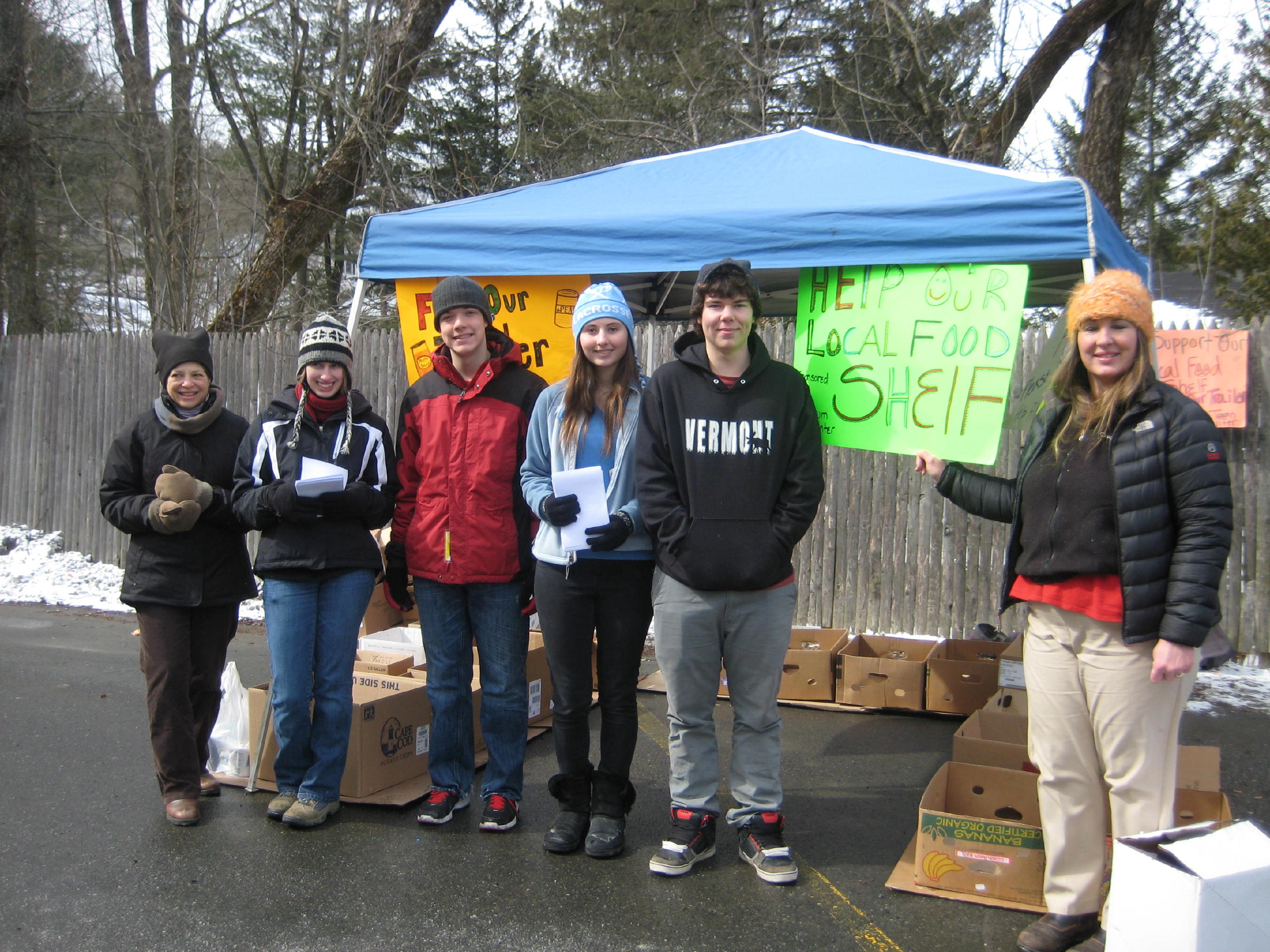 Spectrum Teens Food Drive